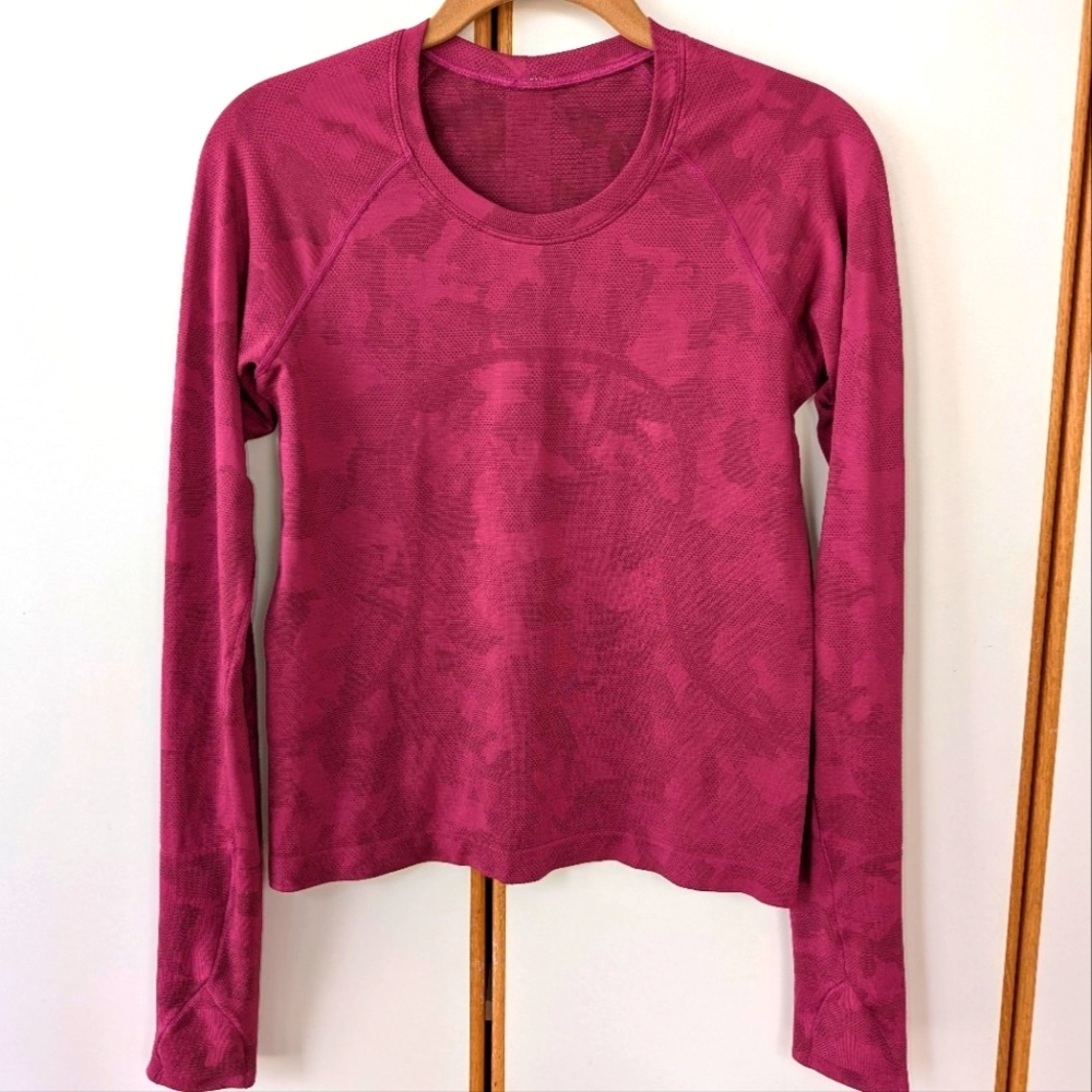 NWOT Lululemon Swiftly Tech Long Sleeve 2.0 *New Year 6 Bunny Camo Race
